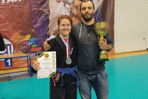 Тренер Анастасия Гордиенко стала победителем Чемпионата Республики Башкортостан по грэпплингу