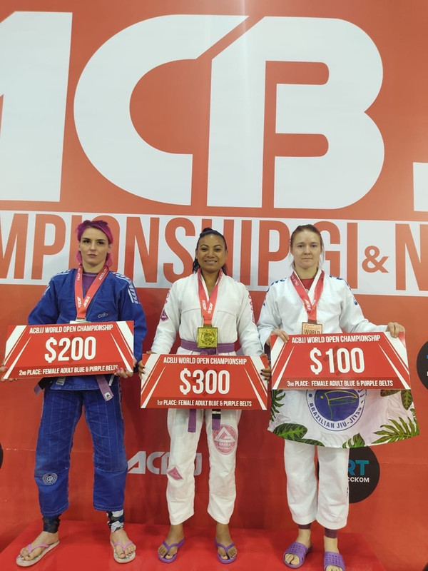 III место на Чемпионате мира по бразильскому джиу-джитсу завоевала Анастасия Гордиенко